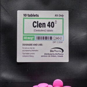 Clenabol 40mcg Tablet (Clenbuterol) Pack of 10 Tablet's